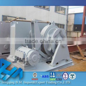 1 ton electric wire rope windlass designed to ABS standards