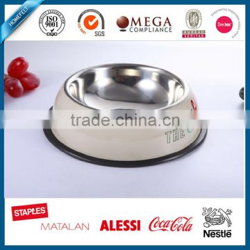 popular stainless steel customized big pet bowl