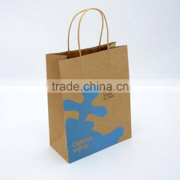Machine Made Printed Kraft Paper Bags for Coffee