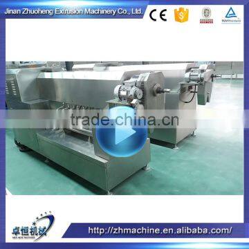 twin screw core filling puffed corn snacks food extruder machine