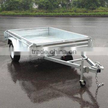 galvanized 7x5 box trailer with mesh cage