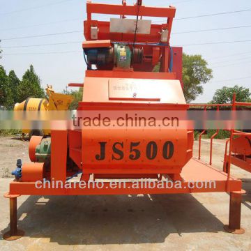 Factory price js500 concrete mixer/concrete plastering machine on sale