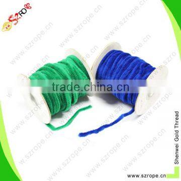 Chenille Stems Pipe Cleaners and tinsel fabric