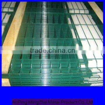 (reliable factory) vinyl coated and galvanized welded wire mesh fence panels in 6 gauge(ISO 9001)