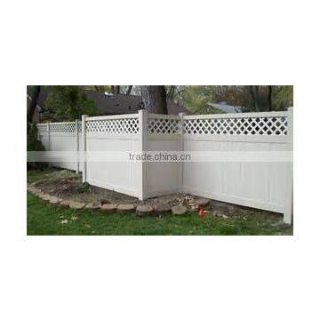 PVC Lattice Privacy Fence/Hot-Selling Villa Fence