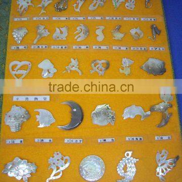 Animal shape-Natural Mother Of Pearl shell carving pendant