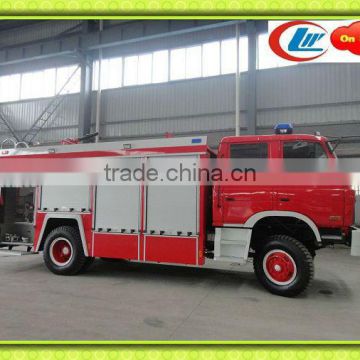 Dongfeng double row 4*2 6000 liter fire truck, water tank fire truck