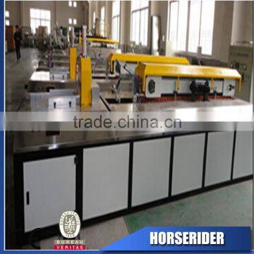 WPC pvc soft and hard profile extrusion line/wpc pvc plastic door profile frame production with price