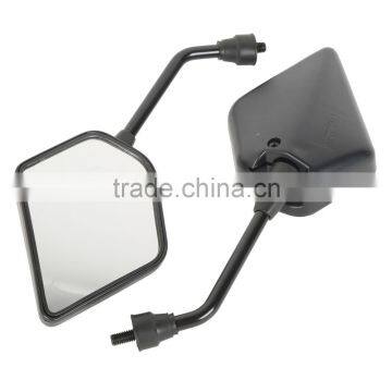 8mm Universal Wing Rear View Mirrors Side Pair For Suzuki Honda Kawasaki Yamaha photo-4