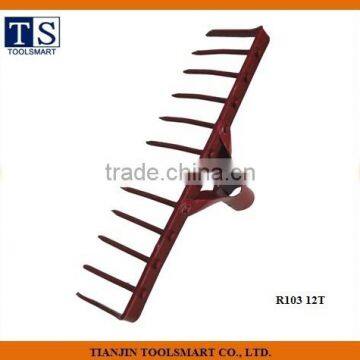 Garden Grass Leaf Rake With Teeth R103 photo-3