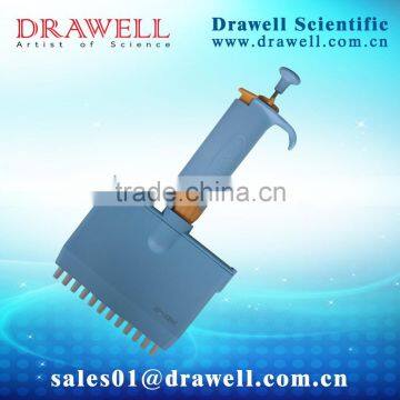 12 Channel Adjustable high temperature autoclavable sterilized lab Pipette