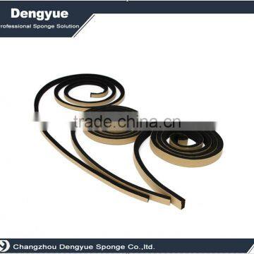 Rubber Foam Weatherseal Self Stick Tape Weather Strip Tape 1" x 5/16" x 10' photo-4