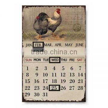 Rooster Metal Plaque Living Room Decorative Wall Plaque Cheap Plaques Wholesale