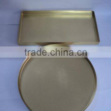 Rectangle Square Trays in Copper and Gold Finish photo-4