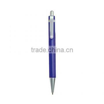 New arrival plastic ball pen with plastic barrel and metal clip