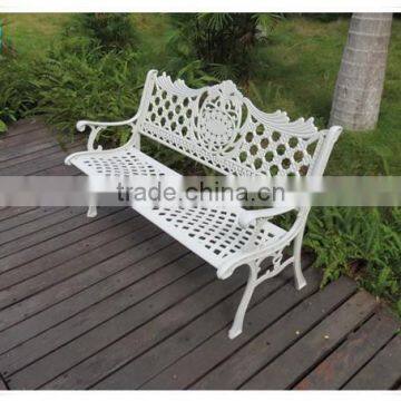 All Weather Outdoor Patio Garden Cast Aluminium Leisure Bench