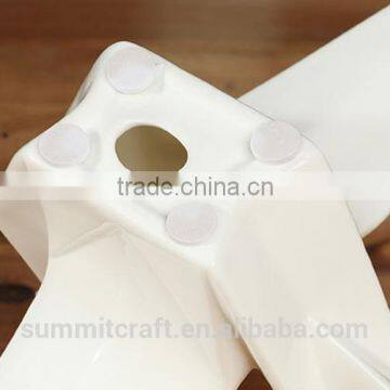 Small Animal Ceramic Figurines Wholesale Origami Crane Sculpture photo-4