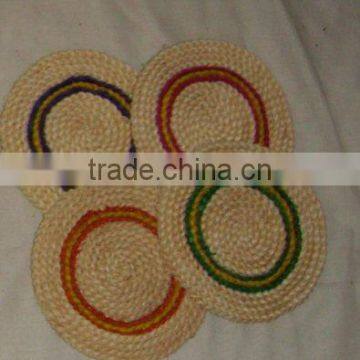 round maize mat