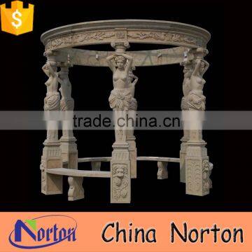 limestone gazebo garden antique marble easy assembly gazebo NTMG-263S