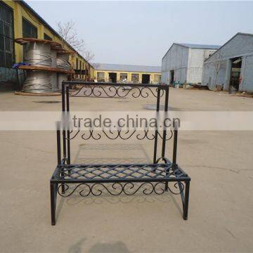 Wrought Iron Three-tire Flower Rack photo-3