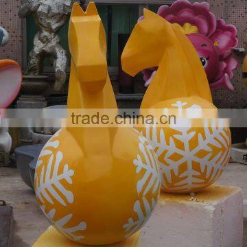 Fiberglass horse decoration