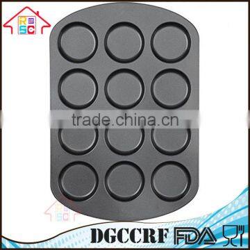 NBRSC FDA/LFGB Good Quality Easy Clean Muffin Cake Baking Pan 12 Cup Non-Stick Microwave Cake Pan photo-3