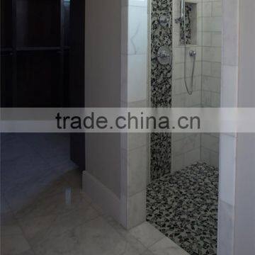 Manufacturing interior wall designs natural stone super quality white marble tile price