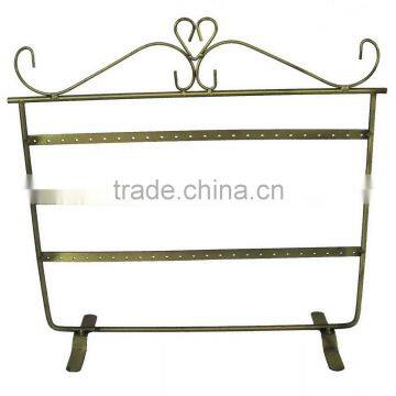 metal jewelry display earring holder (wy-005) electronic plating