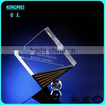 KM-ZP18 2015 Business Iceberg Decorative 3d Laser Crystal Service Award photo-6
