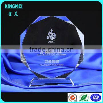 2015 Hot Sale Customized Crystal Trophy Round Diamond Award Glass Trophy Crystal Award Trophy photo-2