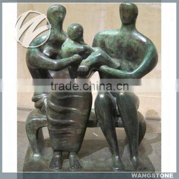 Modern Bronze Garden Family Sculpture Hot Sale photo-5