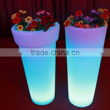 beautiful plastic LED ice bucket for outdoor using