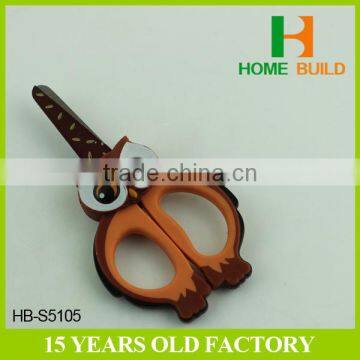 Factory Price HB-S5105 5" Owl Pattern Kid Cartoon Scissors photo-3