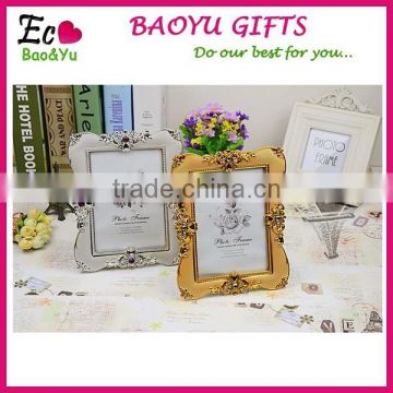 Classical Creative Photo Picture Frame Modern Design With Gold or Silver Plastic Photo Frame