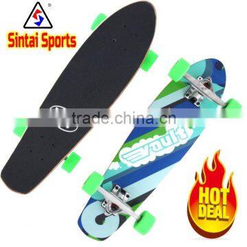 Complete 26" Mini Longboard Skateboards 7" Longboard Truck