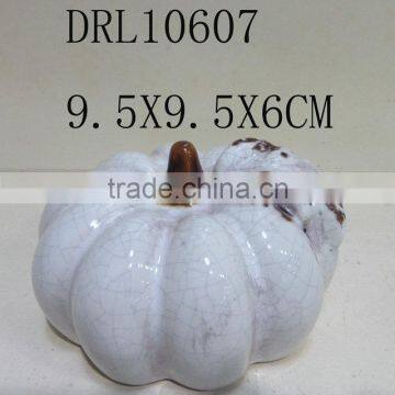 white pumpkin ceramic decorations festival holloween decorations