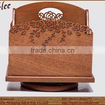 Beauty Wooden Material Computer Office Wooden Pen Holder photo-3