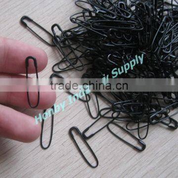 Factory 24mm Black Loop U Shaped French Safety Pins