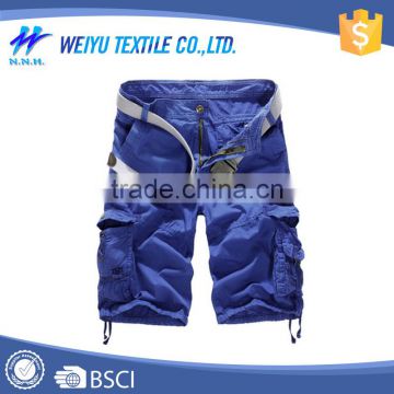 fashion style custom Twill cargo shorts with belt