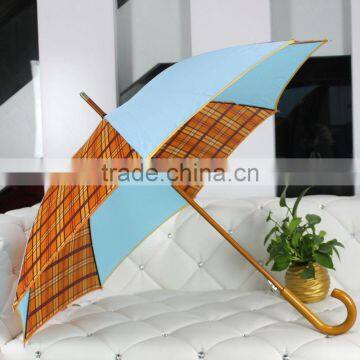 23 Inch*8 Ribs Wooden Straight Umbrella Fashion