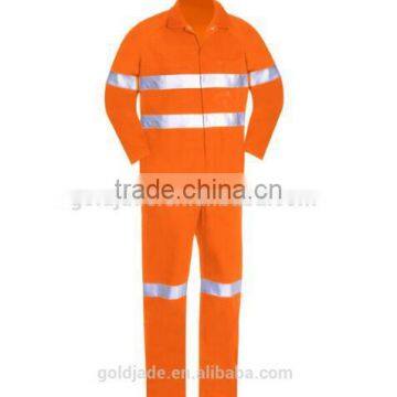 Customized Fire Retardant Industrial Ultrasoft Uniform Reflective Tape Overalls photo-4
