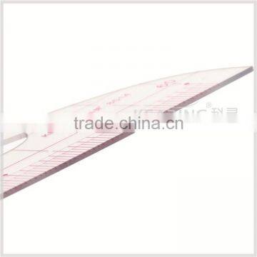 Kearing 1/4 Plastic Sandwich Line Scale Ruler / PVC Triangle Scales at Factory Price # 8514 photo-6