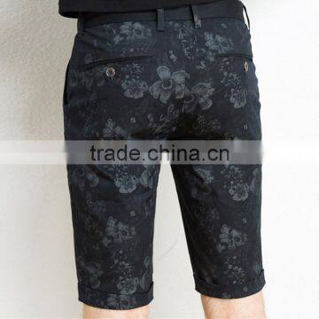 The Summer Male Korean Summer Men's Slim Printed Shorts Pants Five Stretch Pants Thin All-match Personality Tide Custom photo-5