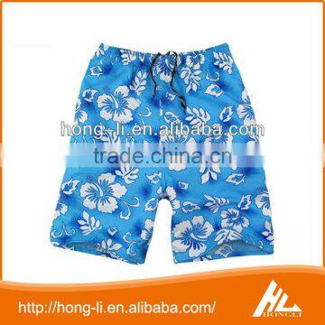 Fashion wholesale 100% polyester quick-drying summer swim trunks board shorts