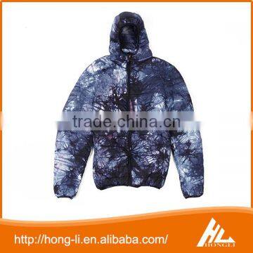 Wholesale outdoor wear ripstop quilted nylon fabric mens coats jackets