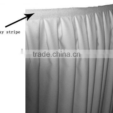 satin table skirting, polyester table skirts