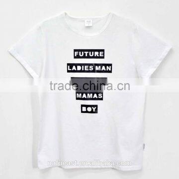 100% cotton cheap t shirt for infant and toddler. no minimum quauntity dyi print