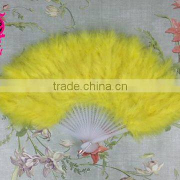 Wholesale Good Quality Multicolor Turkey Feather Fan photo-4