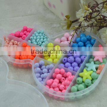 DIY Cartoon Jewelry Beads in Transparent Box Children DIY Jewelry Accessories Little Girl Toys Gift photo-2