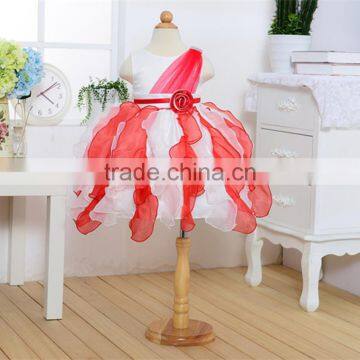 MGOO Top Sale Little Girl Party Dresses 12 Years Old Girl Princess Dress Flowers Dress 111-2 photo-3